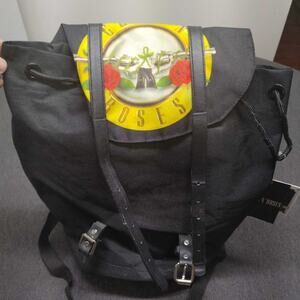Guns N Roses Rock Sax Backpack Black Drawstring Top Official Licensed NWT